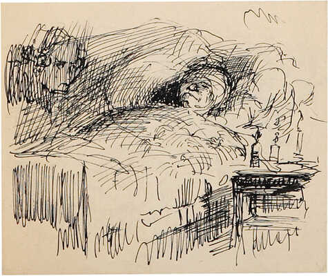 Бехтеев Владимир Георгиевич. Лот из 13 листов (семь листов двухсторонние) с иллюстрациями к книге В. Ирвинга «Рассказы и легенды» (М.; Л.: Детская литература ЦК ВЛКСМ, 1939)